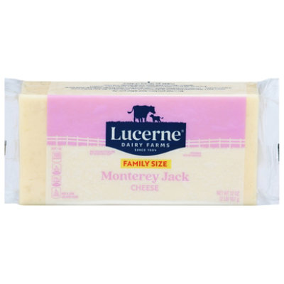 Lucerne Cheese Natural Monterey Jack - 32 Oz