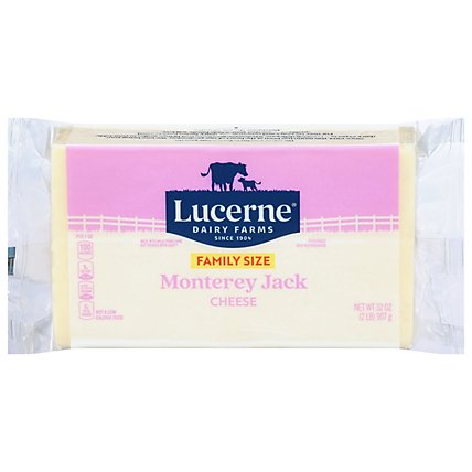 Lucerne Cheese Natural Monterey Jack - 32 Oz - Image 2