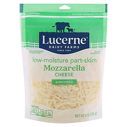 Lucerne Cheese Shredded Low-Moisture Part-Skim Mozzarella - 8 Oz - Image 3