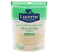 Lucerne Cheese Shredded Low-Moisture Part-Skim Mozzarella - 8 Oz