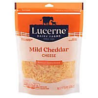 Lucerne Cheese Finely Shredded Mild Cheddar - 8 Oz - Image 3