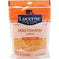 Lucerne Cheese Finely Shredded Mild Cheddar - 8 Oz - Image 2