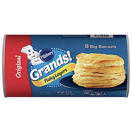 Pillsbury Grands! Biscuits Flaky Layers Original 8 Count - 16.3 Oz - Image 3
