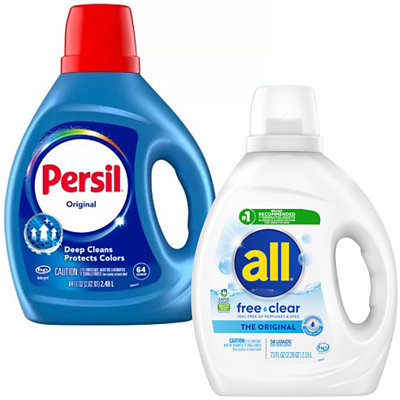 all free clear or persil laundry detergent Acme Coupon