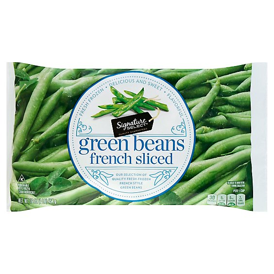 Signature SELECT Beans Green French Style - 16 Oz