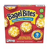 Bagel Bites Three Cheese Mini Pizza Bagel Frozen Snack Box - 9 Count - Image 5