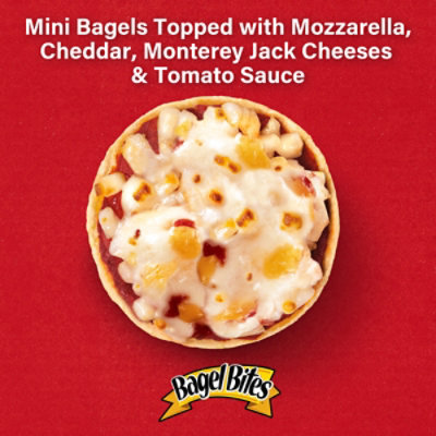 Bagel Bites Three Cheese Mini Pizza Bagel Frozen Snacks - 9 Count - Image 5