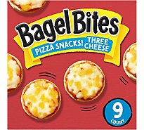 Bagel Bites Mini Bagels Three Cheese 9 Count - 7 Oz