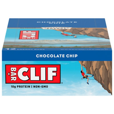 CLIF Energy Bar Chocolate Chip - 12-2.4 Oz - Image 2