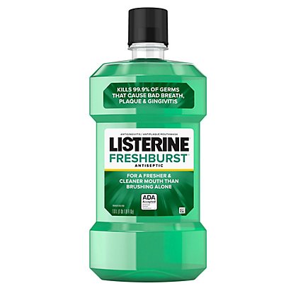 LISTERINE Mouthwash Antiseptic Fresh Burst - 1 Liter - Image 2