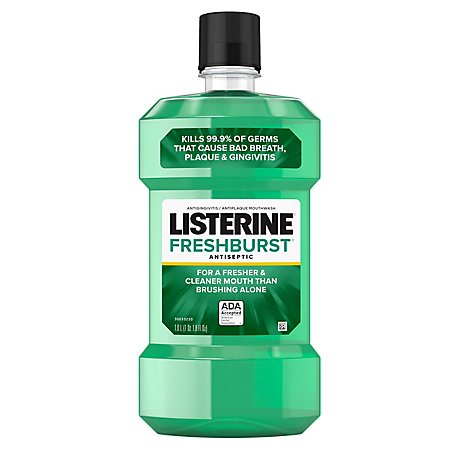 LISTERINE Mouthwash Antiseptic Fresh Burst - 1 Liter
