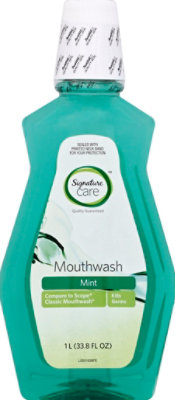 Signature Select/Care Mouthwash Mint - 33.8 Fl. Oz. - Image 2