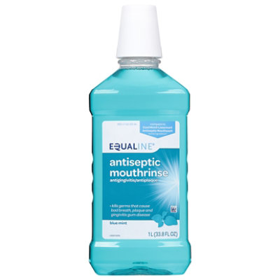 Signature Select/Care Mouthwash Antiseptic Blue Mint - 33.8 Fl. Oz. - Image 3