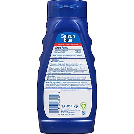 Selsun Blue Shampoo Dandruff Maximum Strength - 11 Fl. Oz. - Image 5