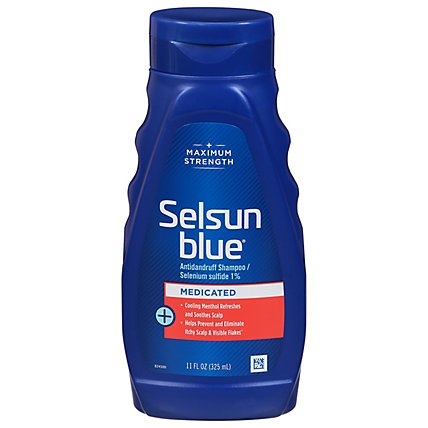 Selsun Blue Shampoo Dandruff Maximum Strength - 11 Fl. Oz. - Image 2