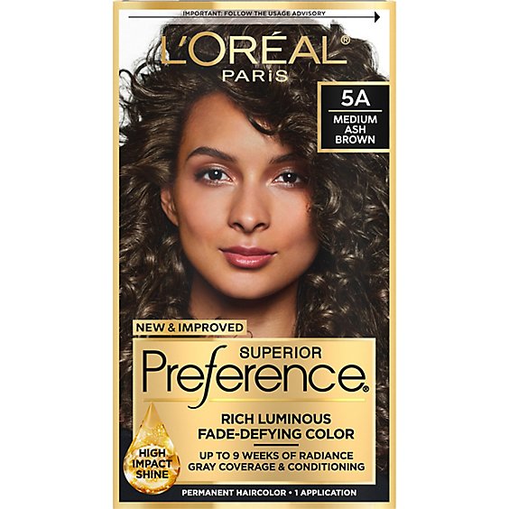 Superior Preference Fade-Defying Color + Shine System Medium Ash Brown 5a - Each