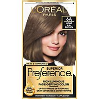 LOreal Hair Color Preference Light Ash Brown 6a - Each - Image 2