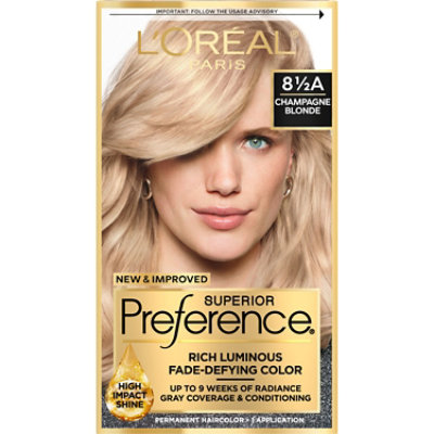 LOreal Hair Color Preference Champagne Blonde 8.5a - Each