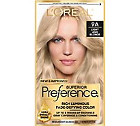 LOreal Hair Color Preference Light Ash Blonde 9a - Each