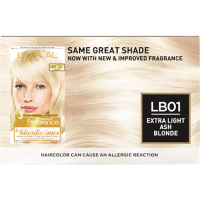 L'Oreal Paris Superior Preference Permanent Hair Color LB01 Extra Light Ash Blonde Kit - Each - Image 2