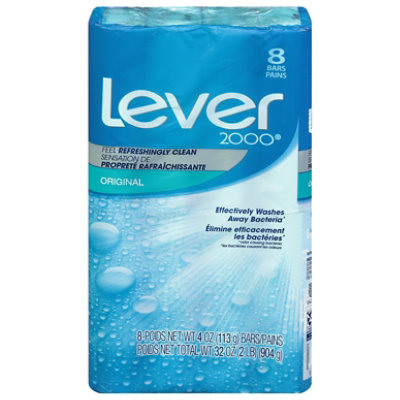 Lever 2000 Bar Soap Clean Rinsing Perfectly Fresh Original - 8-4 Oz - Image 3