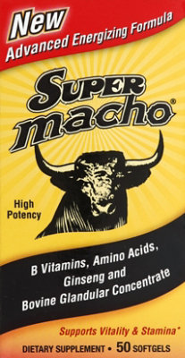 Super Macho Multivitamins - 50 Count - Image 2