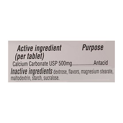 Signature Care Antacid Relief Regular Strength Peppermint Chewable Tablet - 150 Count - Image 4