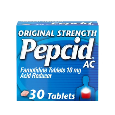 Pepcid Ac Acid Reducer Tablets Original Strength 10 mg - 30 Count