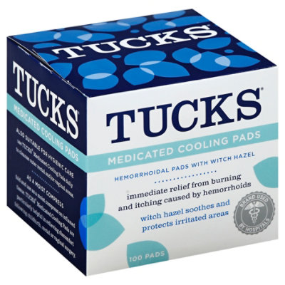 Tucks Hemorrhoid Pads - 100 Count - Image 1