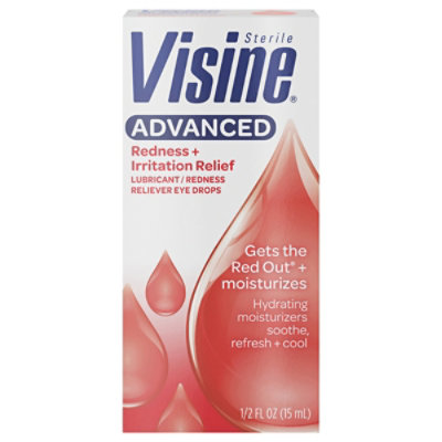 VISINE Advanced Redness + Irritation Relief - 0.5 Fl. Oz.
