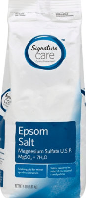 Signature Select/Care Epsom Salt Magnesium Sulfate USP - 4 Lb - Image 2