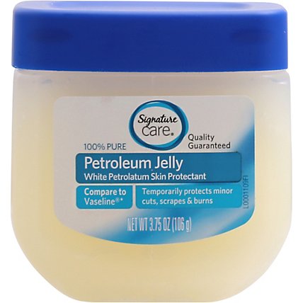 Signature Care Petroleum Jelly 100% Pure Skin Protectant - 3.75 Oz - Image 2