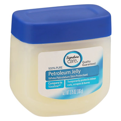 Signature Care Petroleum Jelly 100% Pure Skin Protectant - 3.75 Oz