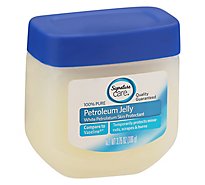 Signature Care Petroleum Jelly 100% Pure Skin Protectant - 3.75 Oz
