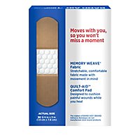 BAND-AID Brand Adhesive Bandages Flexible Fabric All One Size - 30 Count - Image 4