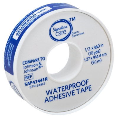 Signature Care Adhesive Tape Waterproof 10 Yards - Each - Jewel-Osco