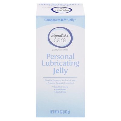 Signature Select/Care Lubricating Jelly Personal Gentle And Safe - 4 Oz - Image 3