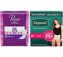 poise or depend Albertsons Coupon on WeeklyAds2.com