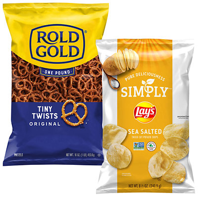 rold gold or lays simply or baked chips Albertsons Coupon