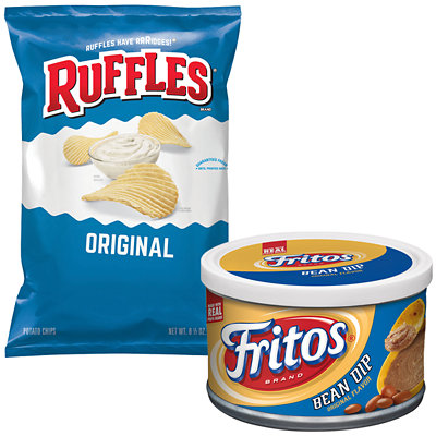 ruffles simply popcorners or frito lay dip Safeway Coupon