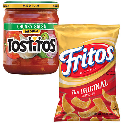 fritos sunchips kettle or tostitos salsa Acme Coupon