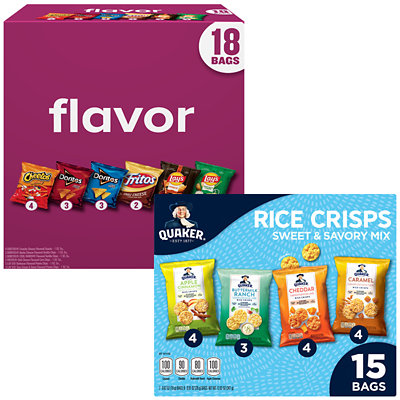 Frito Lay or Quaker Rice Crisps Variety Packs Albertsons Coupon