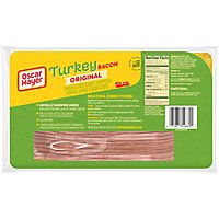 Oscar Mayer Gluten Free Turkey Bacon with Less Fat & Less Sodium Slices - 12 Oz - Image 6