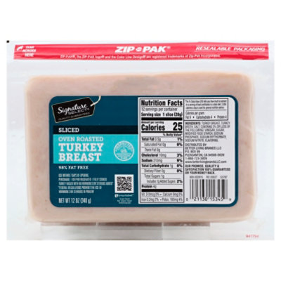 Signature Select Turkey Breast Oven Roasted 97% Fat Free - 12 Oz - Image 4