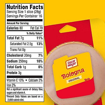 Oscar Mayer Bologna Made With Chicken & Pork Beef Added Sliced Lunch Meat Pack - 16 Oz - Image 6