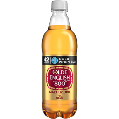 Olde English 800 American Style Malt Liquor Beer 7.5% ABV Bottle - 42 Fl. Oz. - Image 3