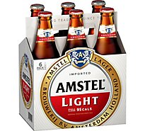Amstel Light Lager Beer Bottles - 6-12 Fl. Oz.