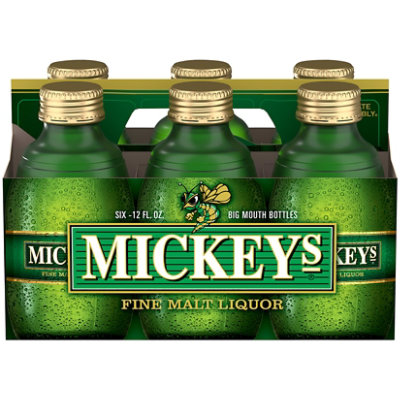 Mickeys American Style Malt Liquor Beer 5.6% ABV Bottles - 6-12 Fl. Oz. - Image 4