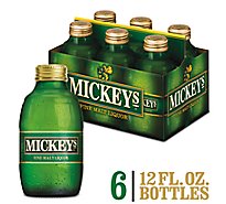 Mickeys Beer American Style Malt Liquor 5.6% ABV Bottles - 6-12 Fl. Oz.
