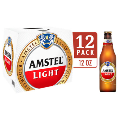 Amstel Light Lager Beer Bottles - 12-12 Fl. Oz. - Image 3